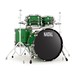 Natal Café Racer 22'' Shell Pack w/Free Snare, Green w/ Black Sparkle