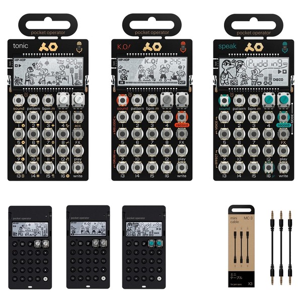 Teenage Engineering PO-30 Metal Series Super Set - Bundle