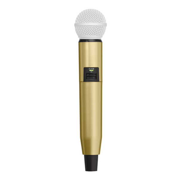 Shure GLX-D SM58/BETA58A Handle Components, Gold