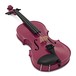 Stentor Harlequin Violin Outfit, Raspberry Pink, 1/4. angle