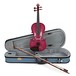 Stentor Harlequin Violin Outfit, Raspberry Pink, 1/4. main