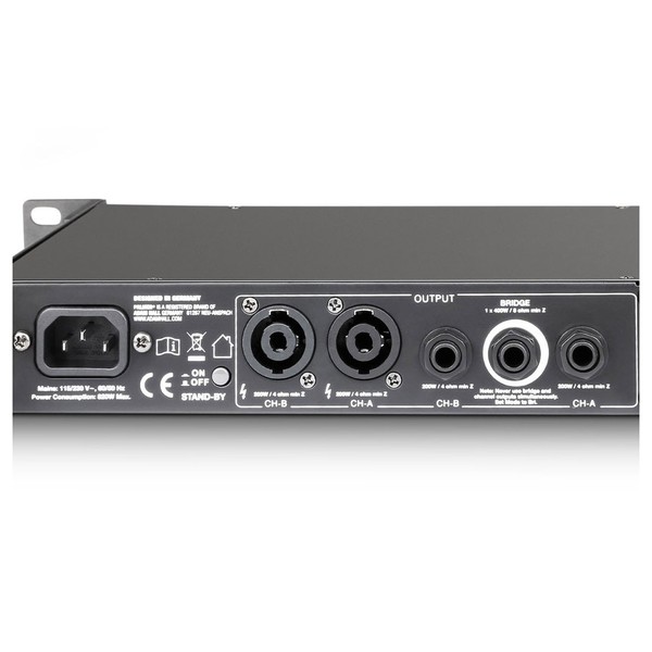Palmer MACHT 402 19" Power Amp for Guitar