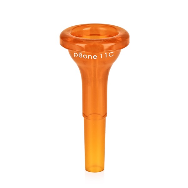 pBone 11C Trombone Mouthpiece, Orange