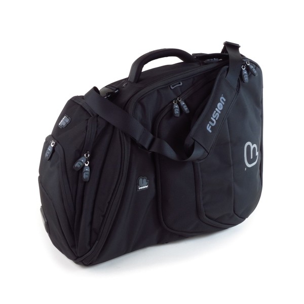 Fusion Premium Pro Fixed Bell French Horn Gig Bag, Black