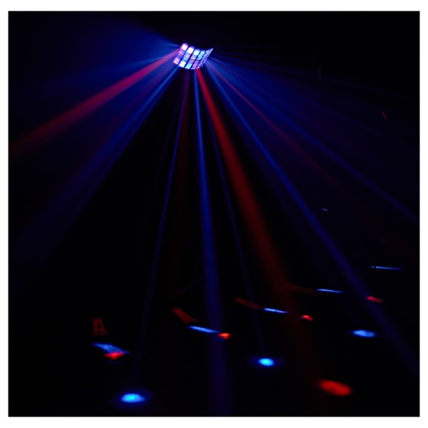 CLUSTER Derby Lights with Strobe by Gear4music, Pair