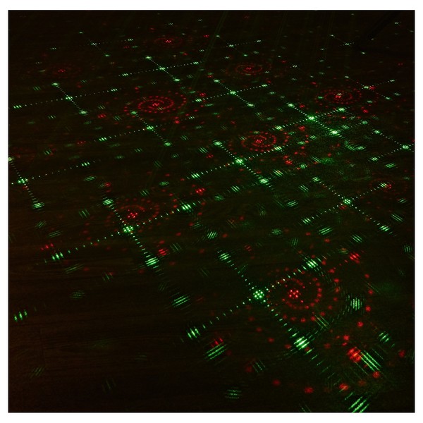 CLUSTER Derby Lights with Lasers by Gear4music, Pair