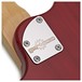 Santa Monica Electric Guitar by Gear4music, Trans Red