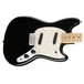 Fender Mustang Electric Guitar, Maple, Black