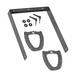 LD Systems Swing Bracket For DDQ15 Speakers