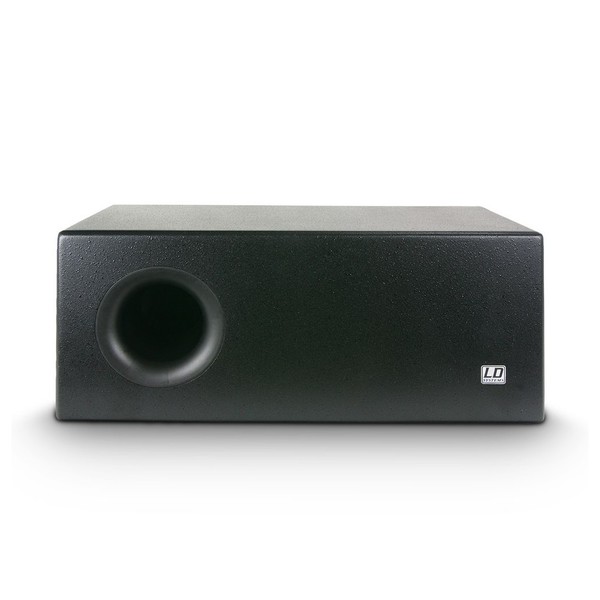LD Systems 2 x 8'' Passive Installation Subwoofer, Black Straight