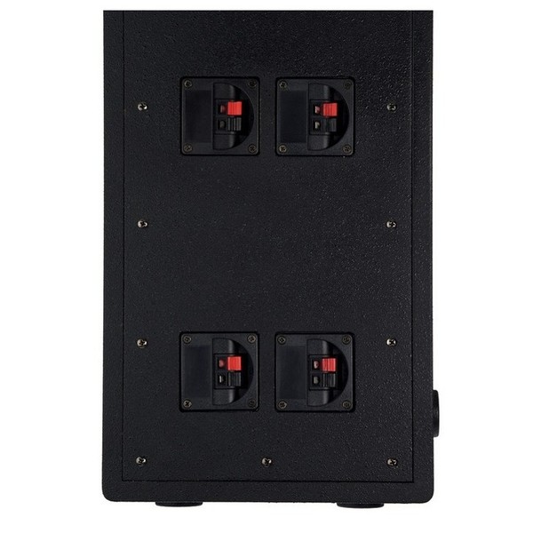 LD Systems 2 x 8'' Passive Installation Subwoofer, Black Connections