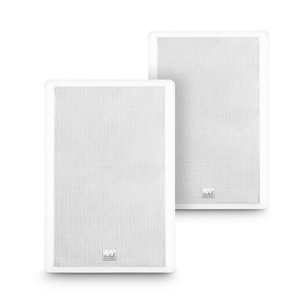 LD Systems Contractor Wall Mount 100V Flat Speaker Pair, White