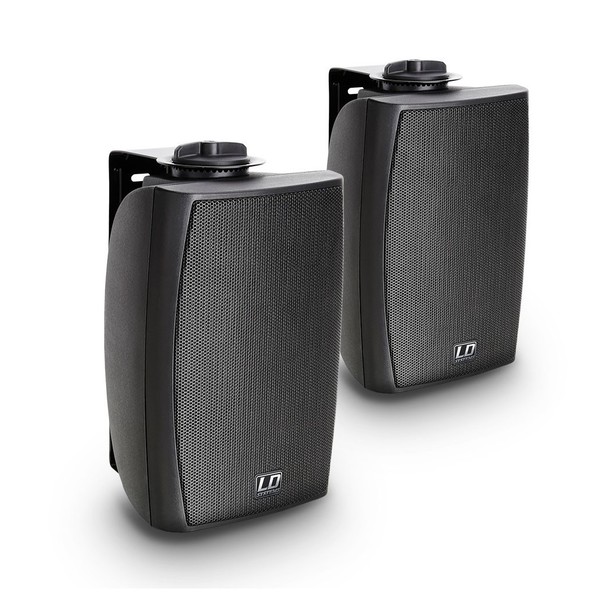 LD Systems Contractor 4'' Wall Mount 100V Speaker Pair, Black