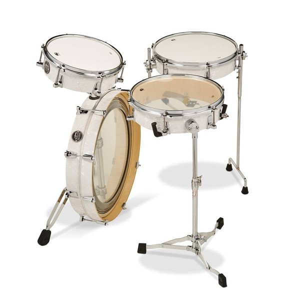 DW Performance Series 20'' 4pc LowPro kit - White Marine - Shell Side Image