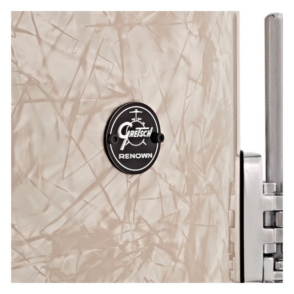 Gretsch Renown Maple 18'' 3pc Shell Pack, Vintage Pearl - Gretsch Drum Logo 