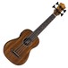 Luna Bari-Bass Ukulele, With Preamp, Koa Wood, Fretless Front