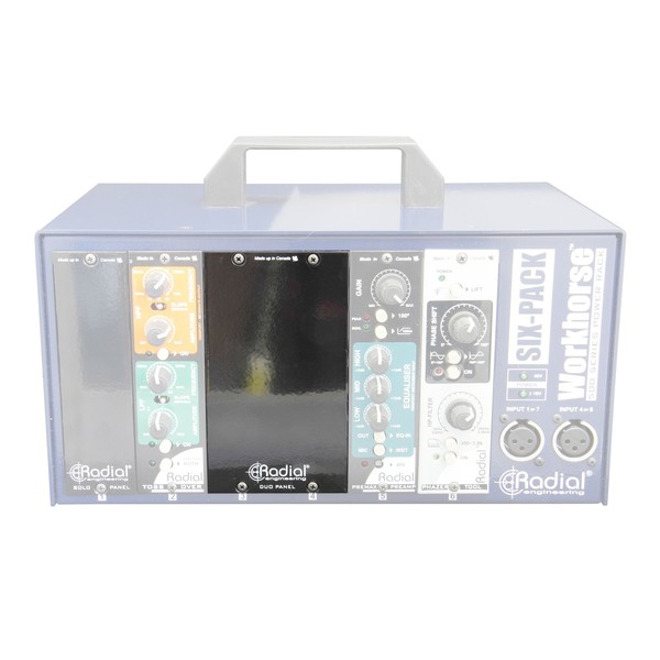 Radial Workhorse DUO 500 Series Blank Panel with Workhorse Six Pack