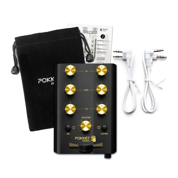 完美品 ドイツ製電源不要DJミキサー ポケットミキサー POKKET