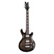 Dean Icon Flame Top, Charcoal Burst Front View