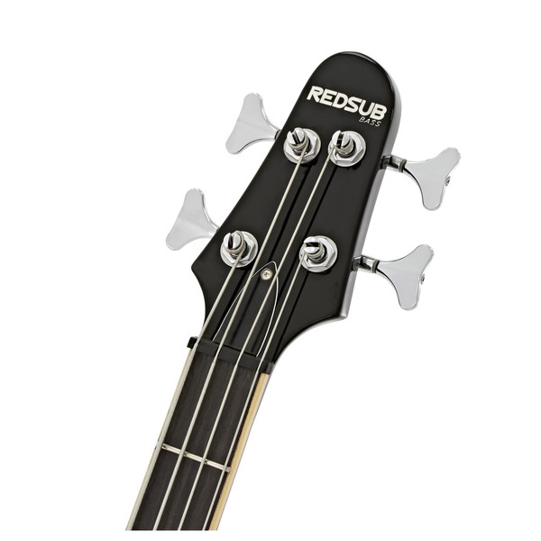 RedSub HB Bass Guitar, Jet Black