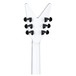 Dean ML 79 Floyd Electric Guitar, Classic White Head Back