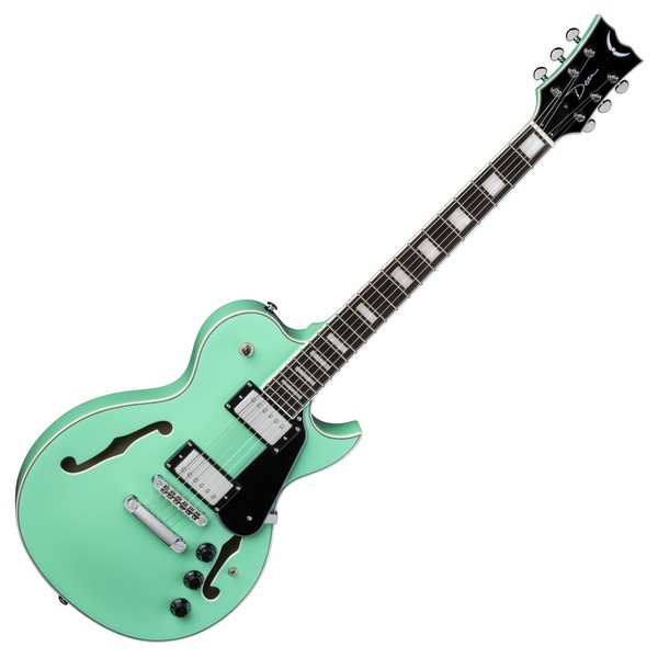 Dean Shire Semi-Hollow Electric Guitar, Aqua