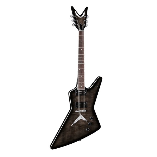 Dean Z 79 Flame Top - Trans Black Front View