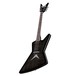Dean Z 79 Flame Top - Trans Black angle front view
