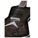 Dean Z 79 Flame Top - Trans Black front close up angle view