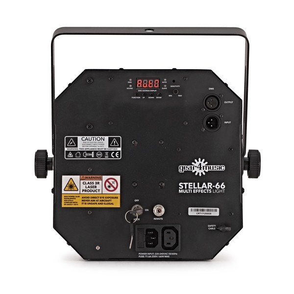 STELLAR 66W Multi FX Light by Gear4music, Pair