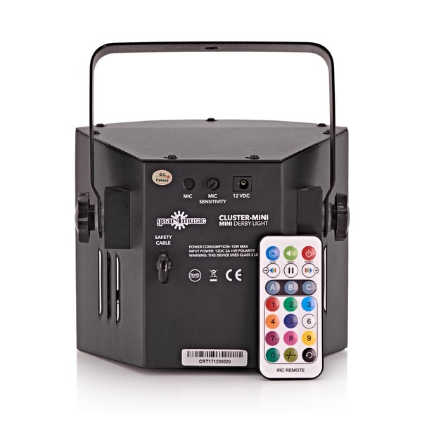 CLUSTER Mini Derby Lights by Gear4music, Pair