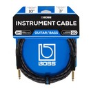 Boss Instrumentenkabel, 3 m mit geraden 6,3 mm Klinken