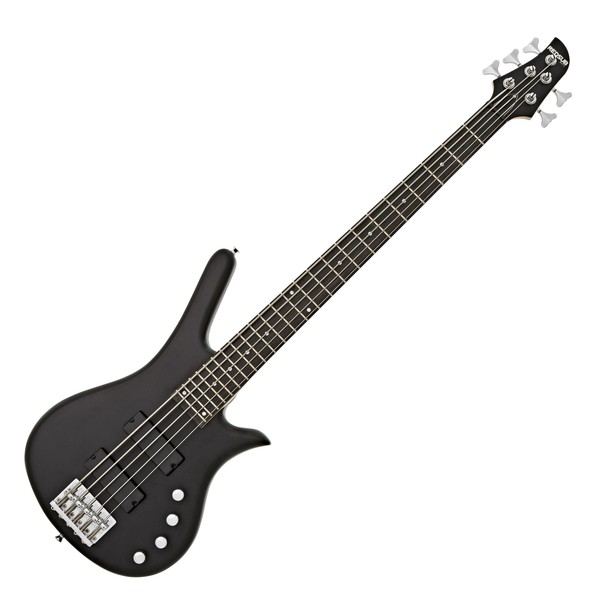 RedSub FN5 5 String Bass Guitar, Satin Black