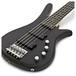 RedSub FN5 5 String Bass Guitar, Satin Black