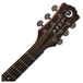 Luna Gypsy Parlour Mahogany Acoustic Guitar Neck & Headstock View