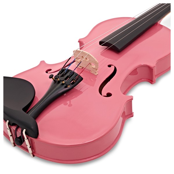 Student 4/4 Violin, Pink, by Gear4music