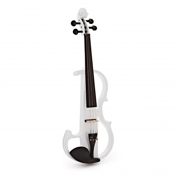 Electric Violin by Gear4music, White