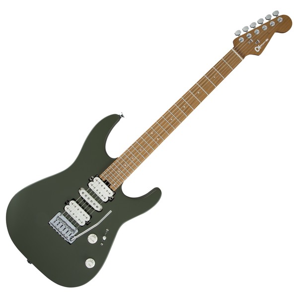 Charvel Pro Mod DK24 2PT HSH, Matte Army Drab