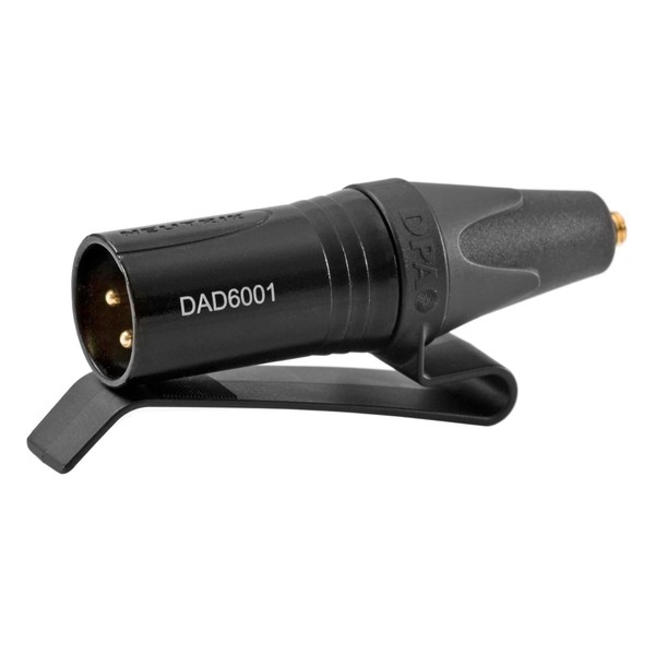 DPA DAD6001-BC MicroDot to 3-pin XLR Adapter with Belt Clip