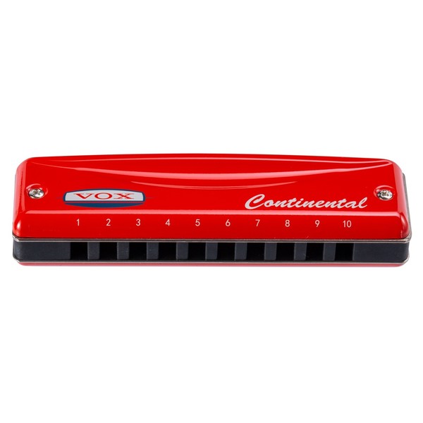 Vox Harmonica "Vox Continental" Key of D, Red - Front