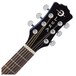 Luna Safari Starry Night Travel Guitar Neck & Headstock View