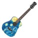 Luna Safari Starry Night Travel Guitar Front View