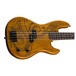 Luna Tattoo Electric Bass, Natural