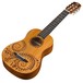 Luna Tattoo 6 String Baritone Ukulele Slanted View