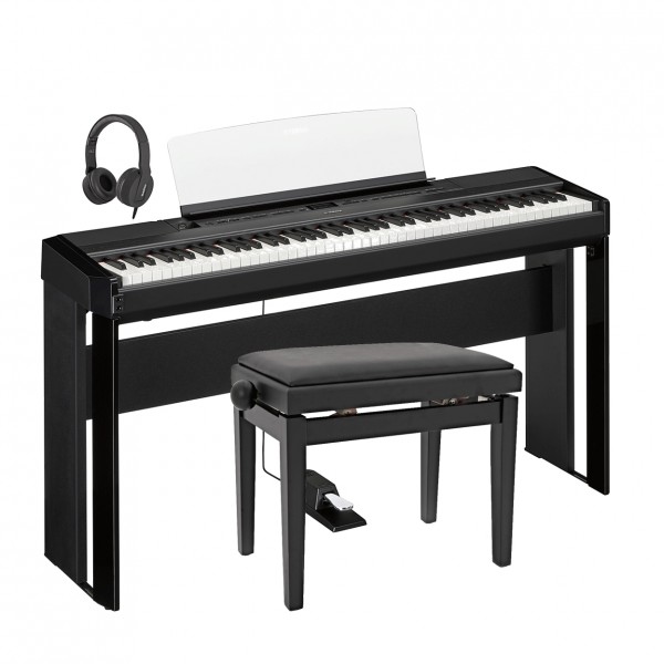 Yamaha P515 Digital Piano Package, Black