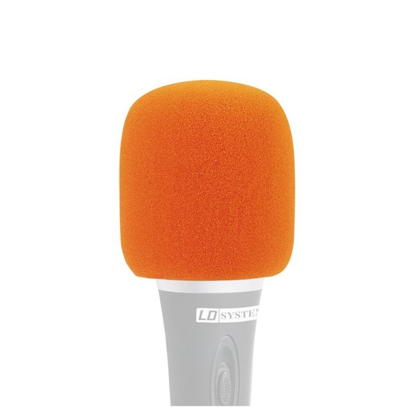 LD Systems Vocal Microphone Windscreen, Orange