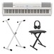 Yamaha P515 Digital Piano X Frame Package, White