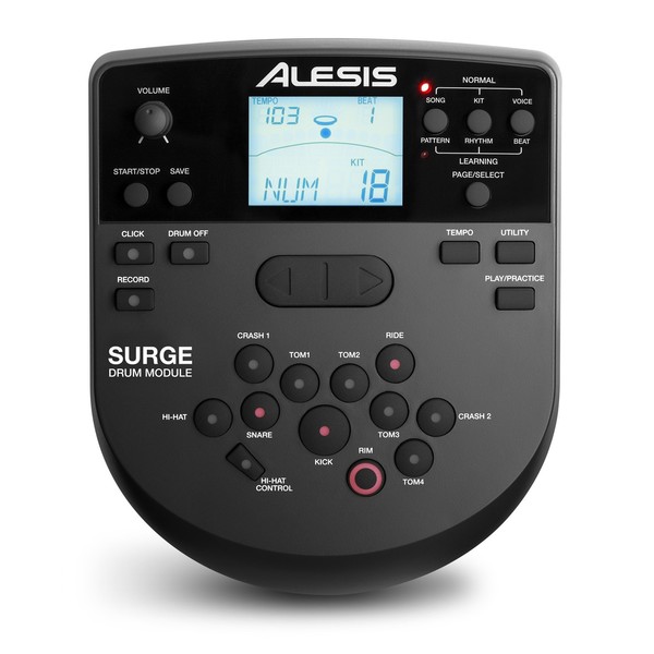 Alesis Surge Mesh Electronic Drum Kit - Surge Module Top