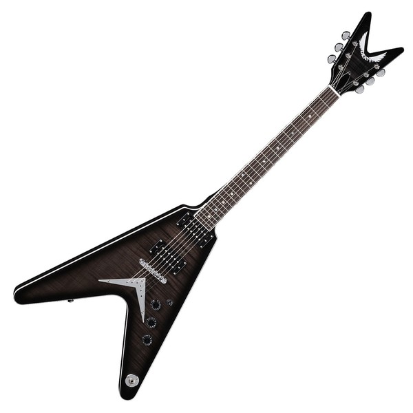 Dean V 79 Flame Top - Trans Black main image