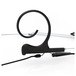 DPA Flex 4266-OC-F-B00-LH Dual-Ear Headset Mic, Black, Ear Piece